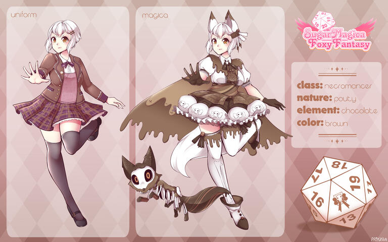Adoptable - Chocolate Necromancer