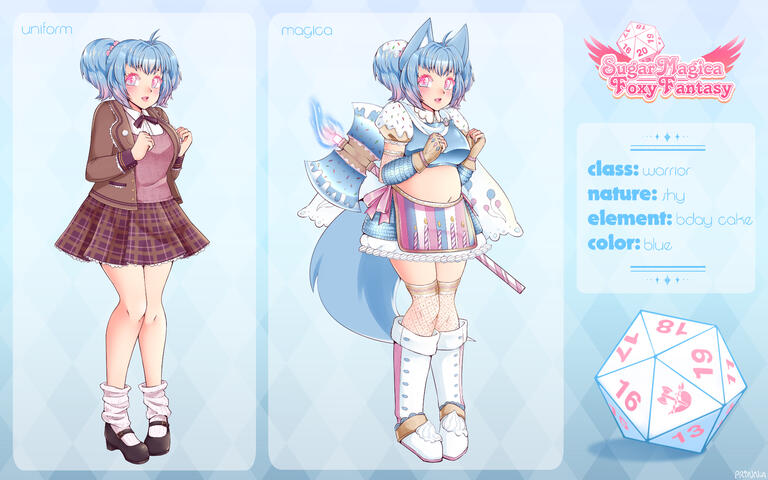 Adoptable - Birthday Cake Warrior