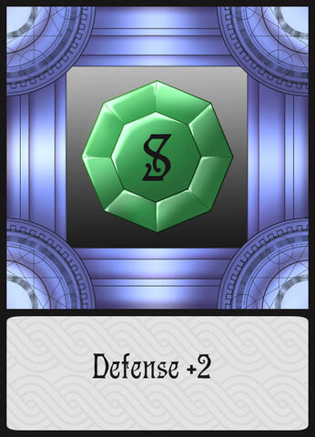 Defense +2 Card